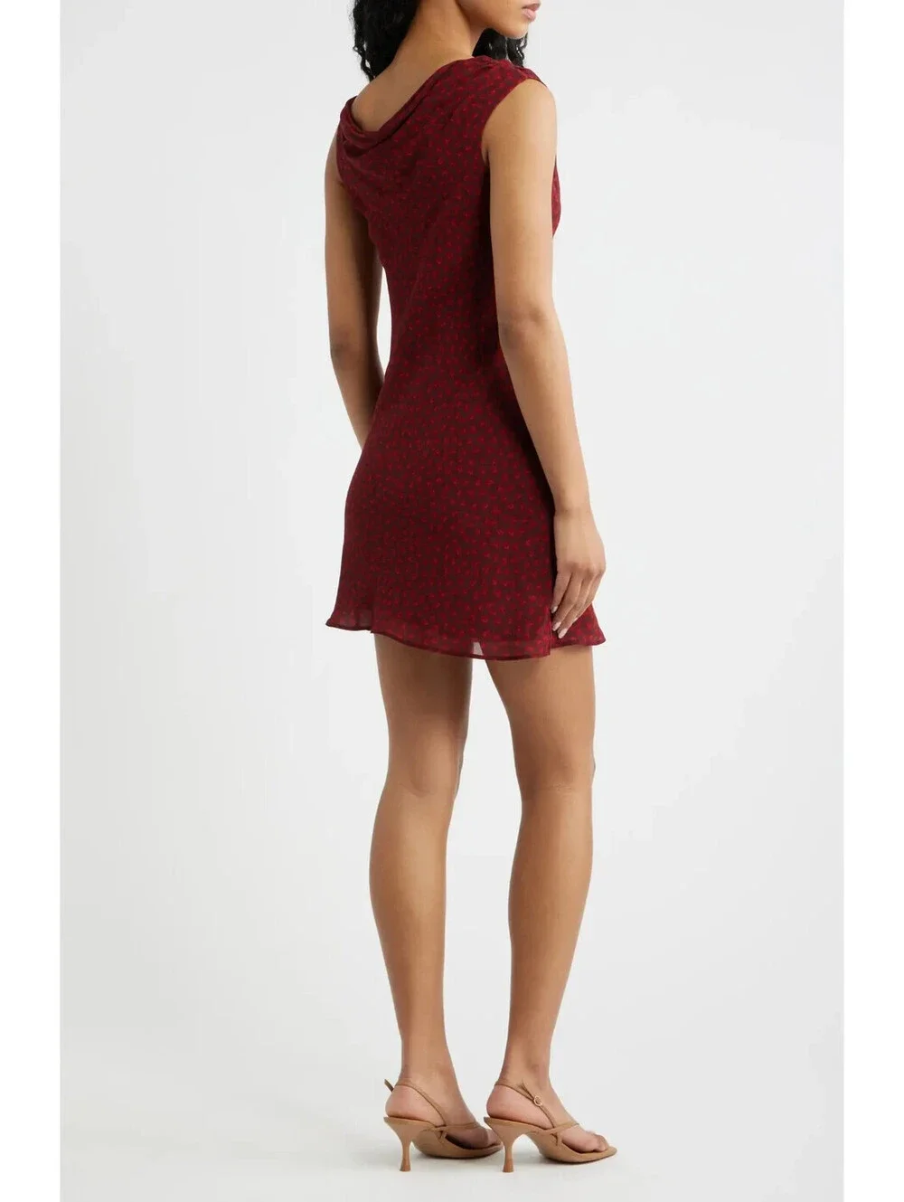 NEW, Reformation Kristine Floral Sleeveless Georgette Minidress Sz 4 #MD2583
